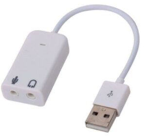 USB Sound Adapter (External Sound Card)