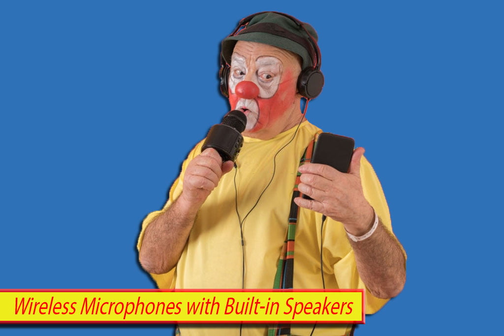 Wireless Microphones with Built-in Speaker