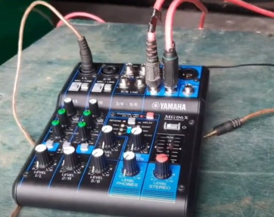 Yamaha MG06X Audio Mixer 