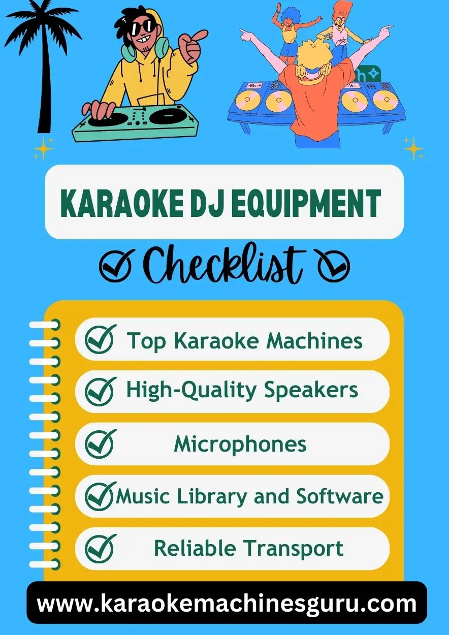 Karaoke DJ Equipment Checklist