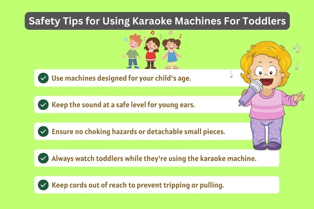 Safety Tips for Toddlers Karaoke Machines and proper usage guide