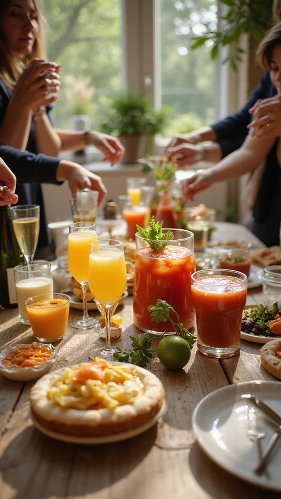 10 Breakfast Buffet Ideas Perfect for Morning Weddings and Showers - 10. Delightful Brunch Cocktails 1
