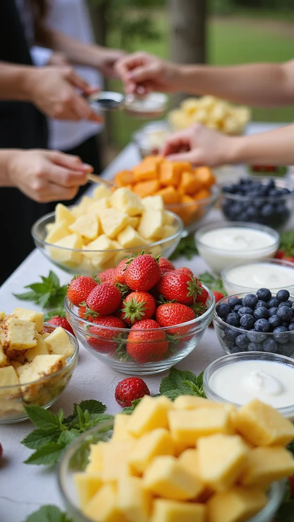 10 Breakfast Buffet Ideas Perfect for Morning Weddings and Showers - 2. Fresh Fruit Bar 1