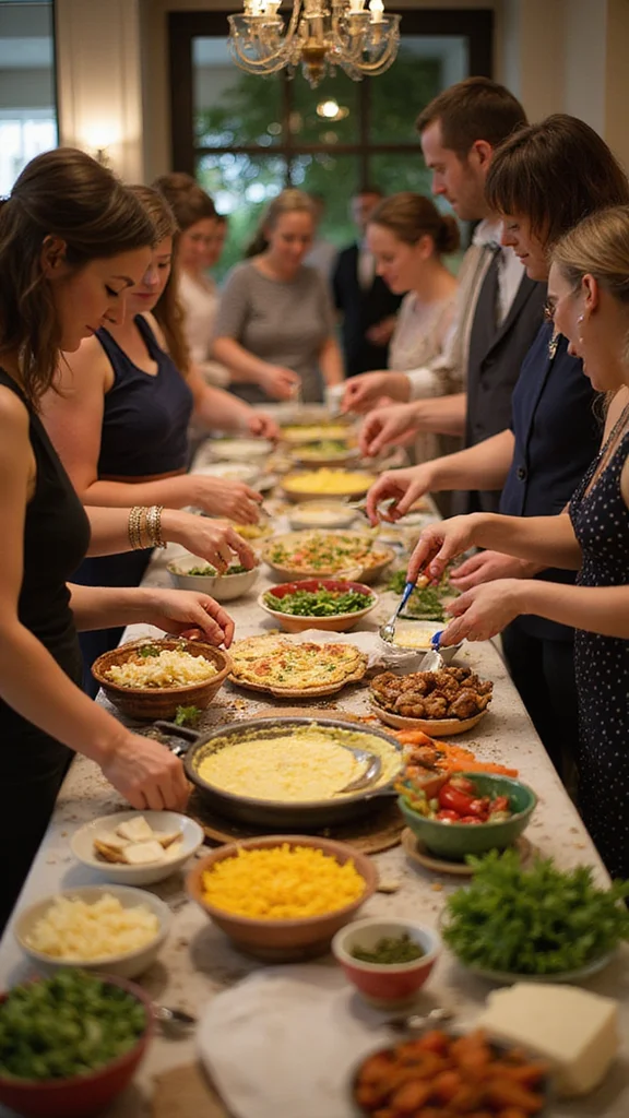 10 Breakfast Buffet Ideas Perfect for Morning Weddings and Showers - 3. Build-Your-Own Omelet Station 1