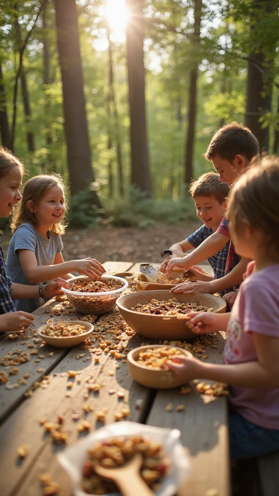 10 Camping Breakfast Ideas for Families with Kids That Everyone Will Love - 10. Fruit and Nut Trail Mix Bars 1