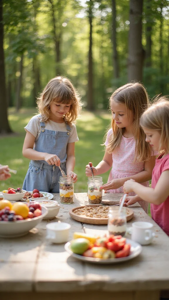 10 Camping Breakfast Ideas for Families with Kids That Everyone Will Love - 4. Yogurt and Granola Parfaits 1