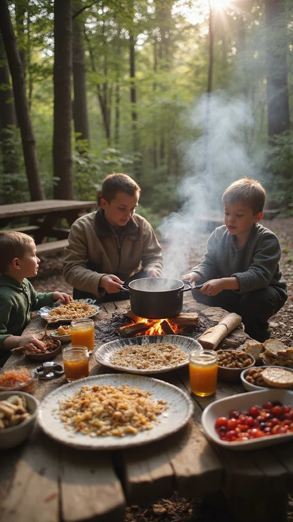 10 Camping Breakfast Ideas for Families with Kids That Everyone Will Love - 6. Oatmeal with Toppings Bar 1