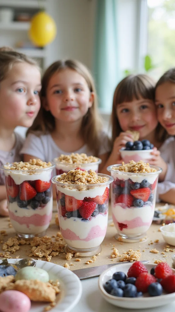 10 Healthy Easter Breakfast Ideas That Kids Will Actually Eat - 5. Yogurt Parfaits 1