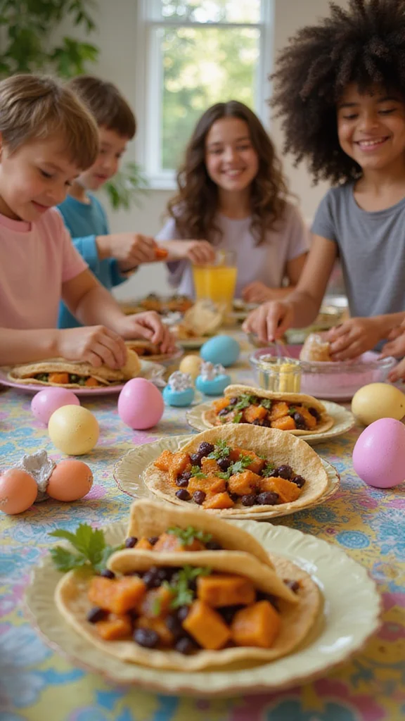 10 Healthy Easter Breakfast Ideas That Kids Will Actually Eat - 9. Sweet Potato and Black Bean Tacos 1