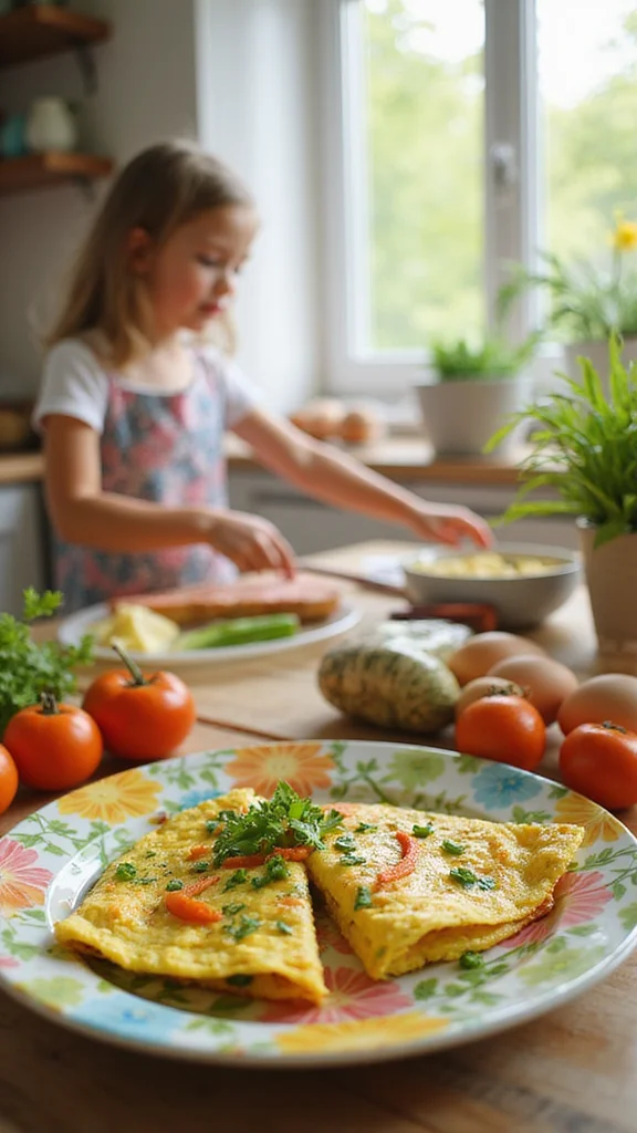 10 Quick Easter Breakfast Ideas for a Completely Stress-Free Morning - 4. Spring Vegetable Omelette 1
