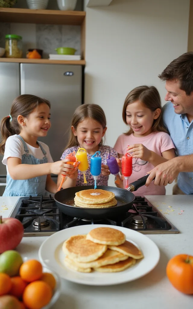 10 Weekend Fun Breakfast Ideas the Whole Family Will Love - 1. Pancake Art Extravaganza 1