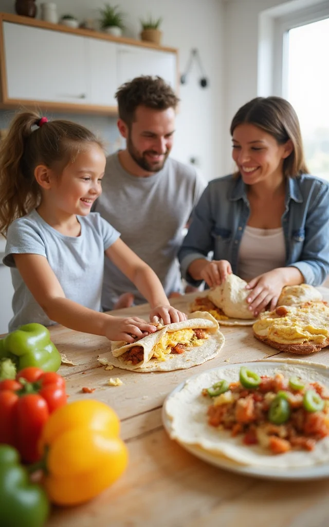 10 Weekend Fun Breakfast Ideas the Whole Family Will Love - 2. Breakfast Burrito Bonanza 1