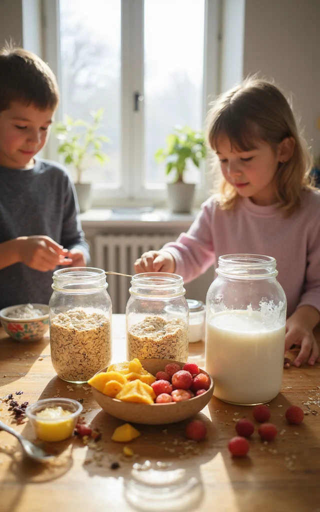 10 Weekend Fun Breakfast Ideas the Whole Family Will Love - 7. Overnight Oats Delight 1