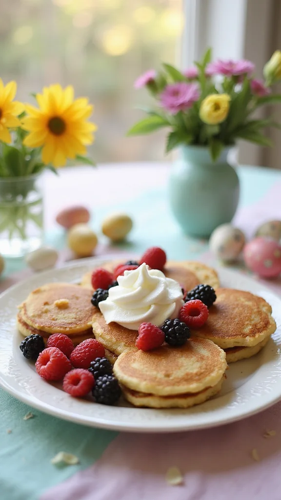 12 Cute Easter Breakfast Ideas for a Festive Holiday Morning - 1. Bunny-Shaped Pancakes 1