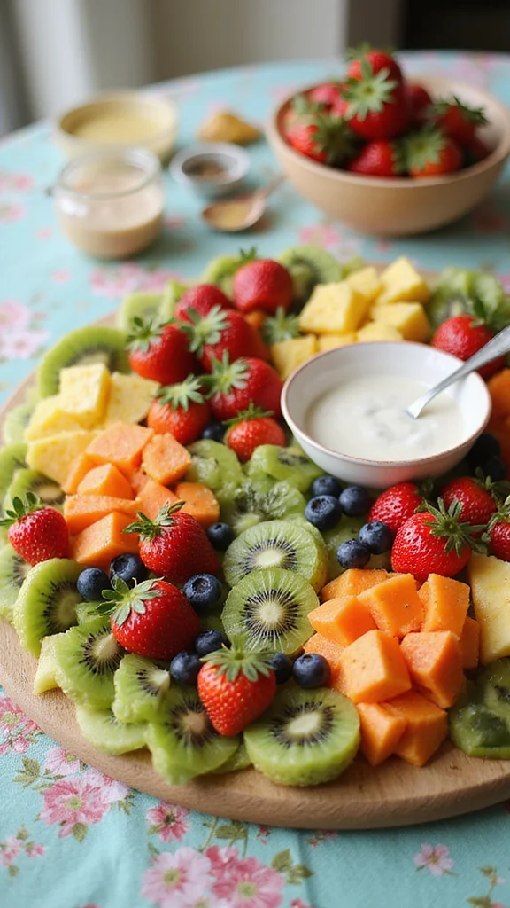 12 Cute Easter Breakfast Ideas for a Festive Holiday Morning - 2. Spring Fruit Platter 1