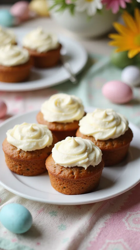 12 Cute Easter Breakfast Ideas for a Festive Holiday Morning - 9. Carrot Cake Muffins 1