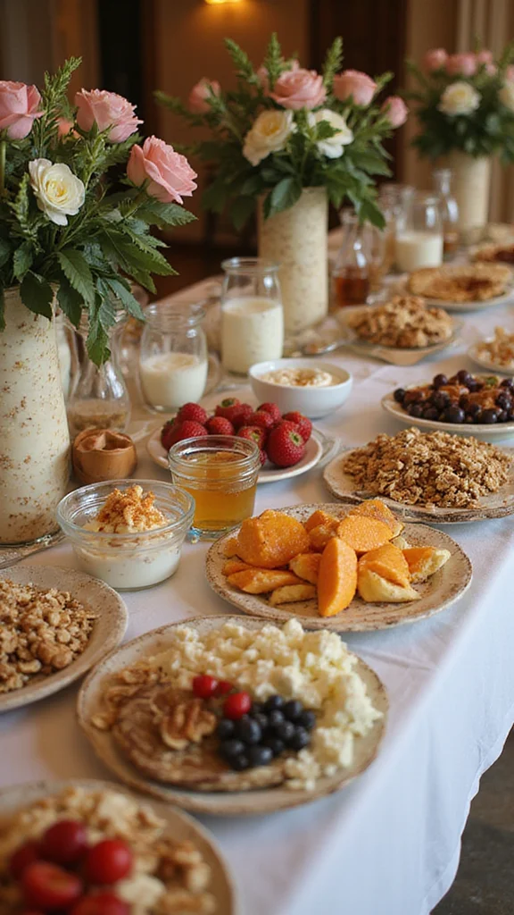 12 Elegant Breakfast Buffet Ideas for Special Celebrations and Occasions - 2. Fruit and Yogurt Parfait Bar 1
