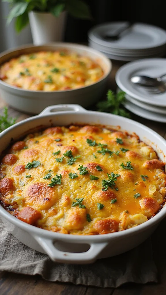12 Elegant Breakfast Buffet Ideas for Special Celebrations and Occasions - 3. Savory Breakfast Casseroles 1