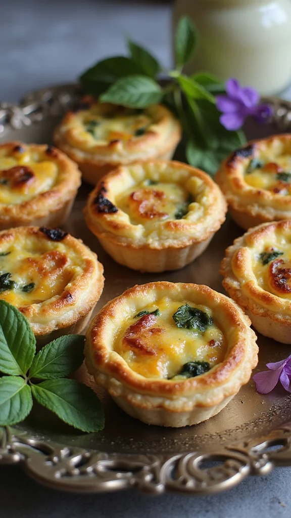 12 Elegant Breakfast Buffet Ideas for Special Celebrations and Occasions - 9. Mini Quiches and Savory Tarts 1