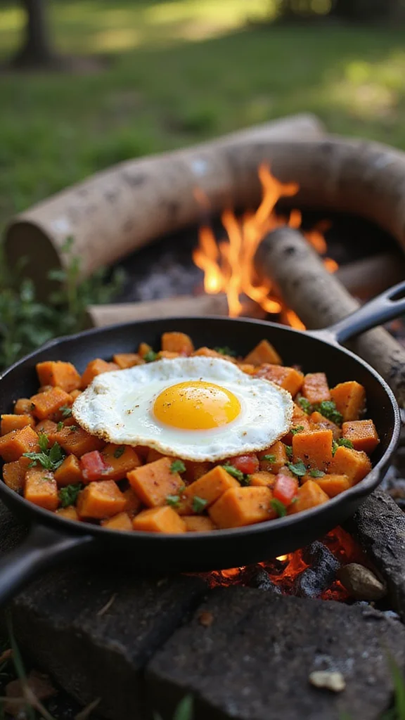 12 Healthy Camping Breakfast Ideas to Fuel Your Outdoor Adventures - 10. Sweet Potato Hash 1