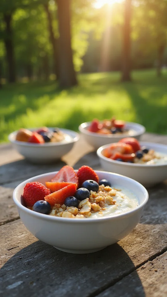 12 Healthy Camping Breakfast Ideas to Fuel Your Outdoor Adventures - 11. Cottage Cheese with Fruits and Nuts 1