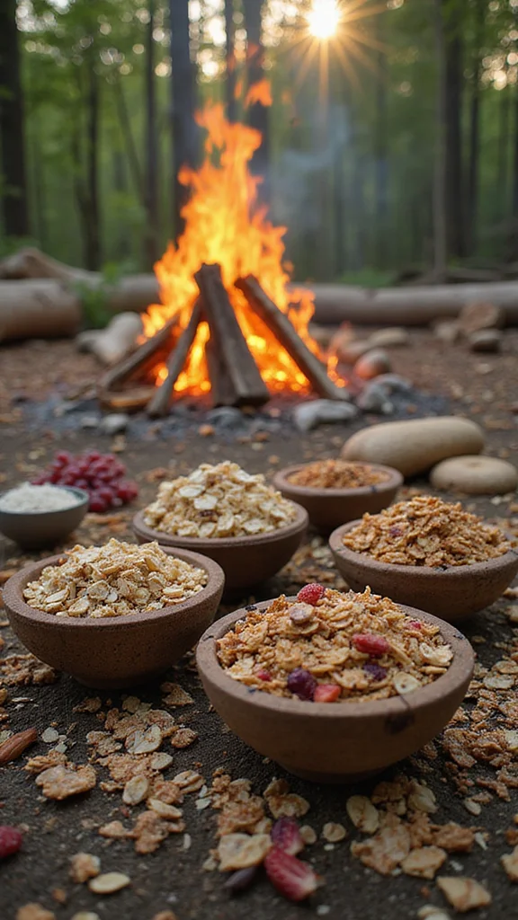 12 Healthy Camping Breakfast Ideas to Fuel Your Outdoor Adventures - 3. Campfire Fruit and Nut Granola 1