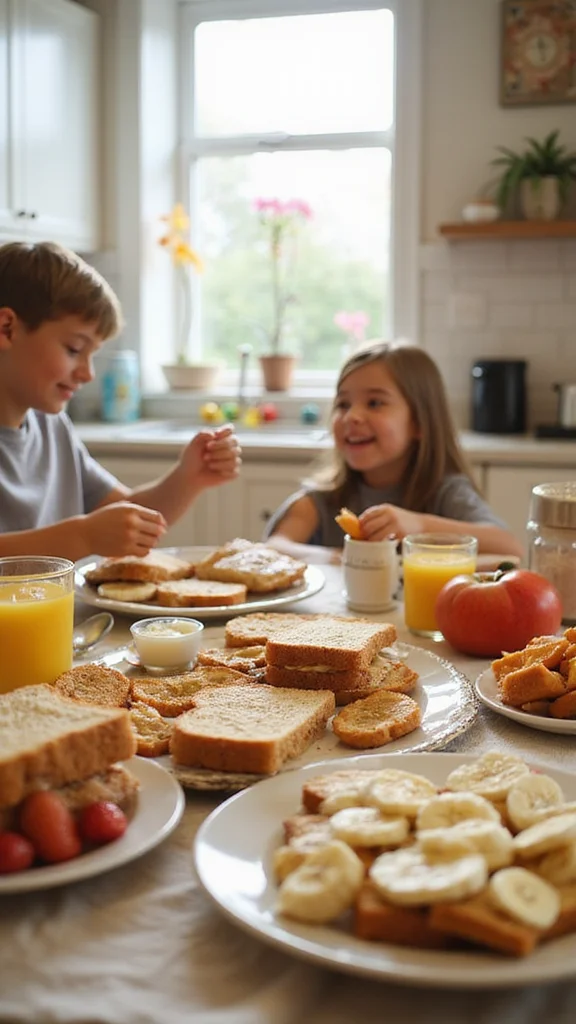 12 Healthy Fun Breakfast Ideas Kids Will Ask for Every Single Day - 11. Nut Butter and Banana Sandwiches 1