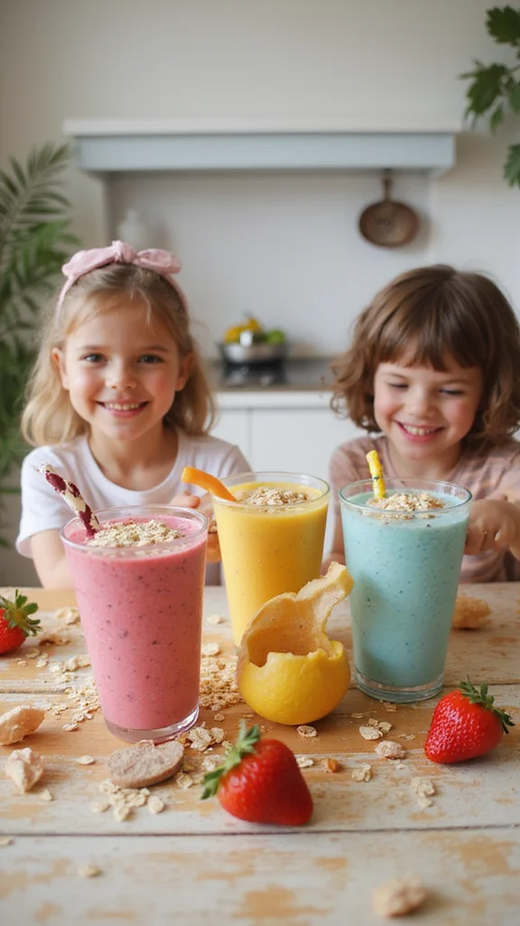 12 Healthy Fun Breakfast Ideas Kids Will Ask for Every Single Day - 12. Fruit Smoothies with a Twist 1