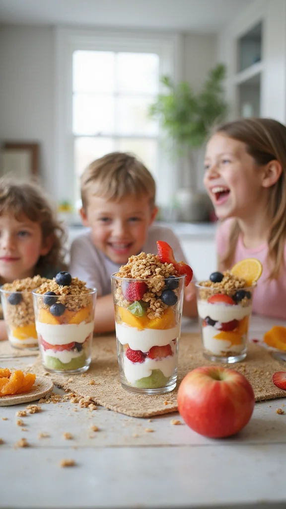 12 Healthy Fun Breakfast Ideas Kids Will Ask for Every Single Day - 6. Yogurt Parfaits 1