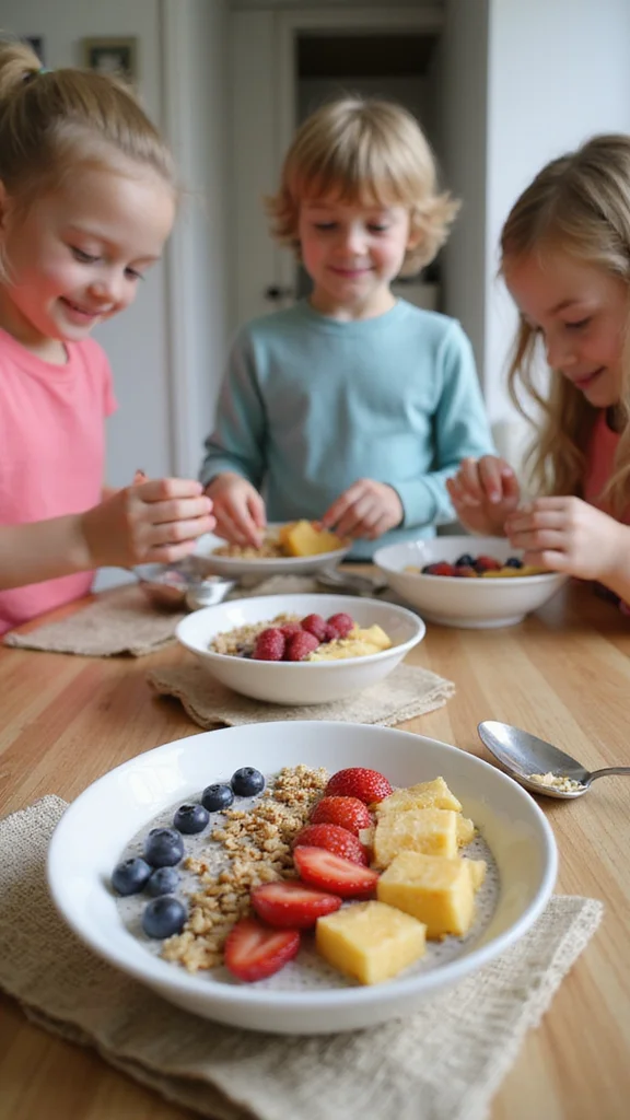 12 Healthy Fun Breakfast Ideas Kids Will Ask for Every Single Day - 9. Chia Seed Pudding with Toppings 1