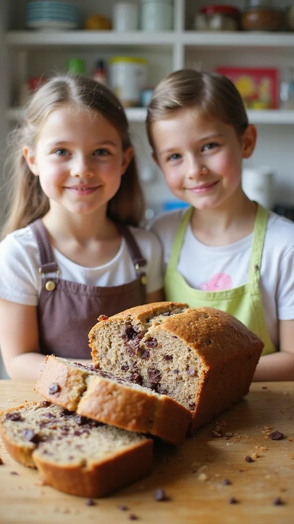 15 Creative Breakfast Ideas Kids Can Help Make All by Themselves - 12. Chocolate Chip Banana Bread 1
