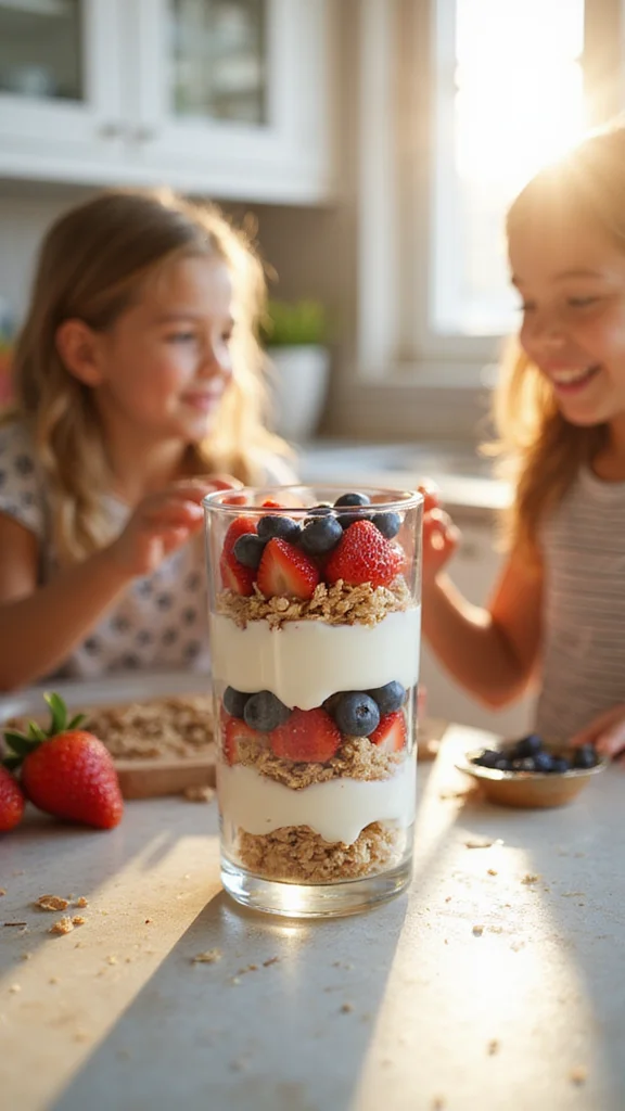 15 Creative Breakfast Ideas Kids Can Help Make All by Themselves - 3. Yogurt Parfaits 1