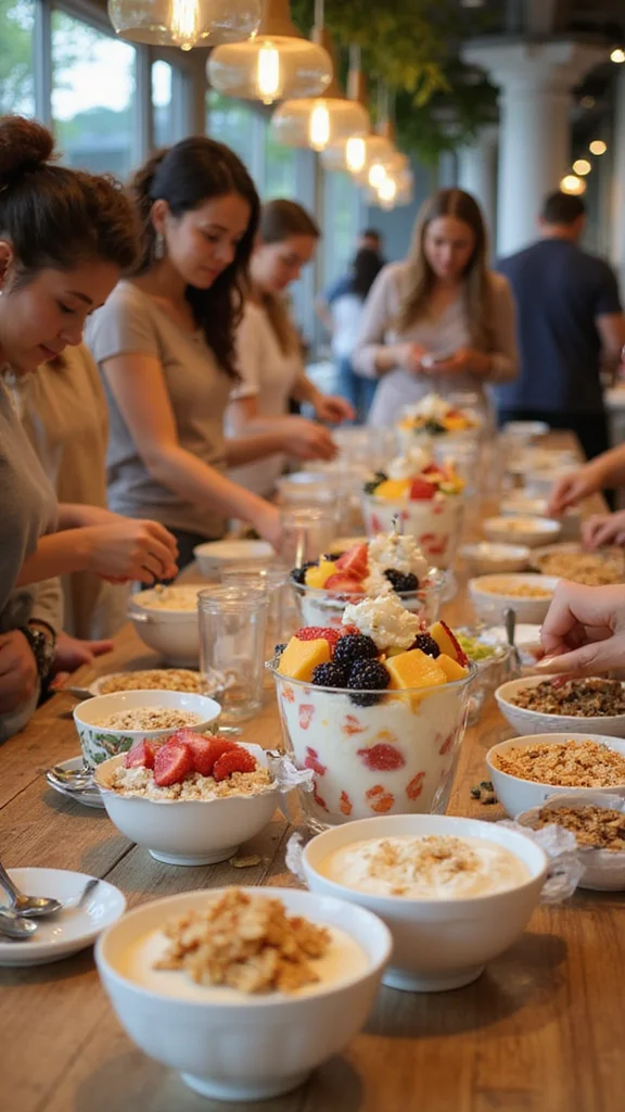 15 Easy Breakfast Buffet Ideas That Feed a Hungry Crowd - 2. Yogurt Parfait Station 1