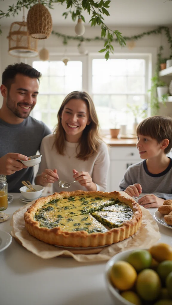 15 Easy Easter Breakfast Ideas You Can Prep the Night Before - 11. Cheesy Spinach Quiche 1