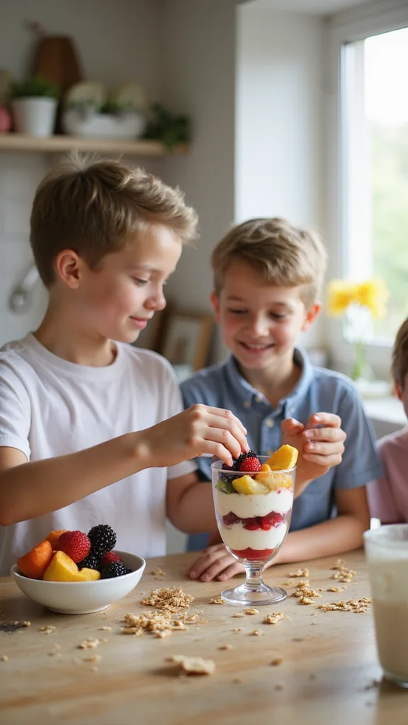 15 Easy Easter Breakfast Ideas You Can Prep the Night Before - 3. Fruit and Yogurt Parfait 1