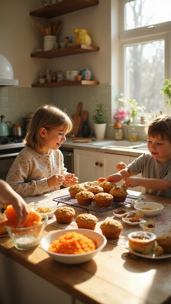 15 Easy Easter Breakfast Ideas You Can Prep the Night Before - 4. Carrot Cake Muffins 1