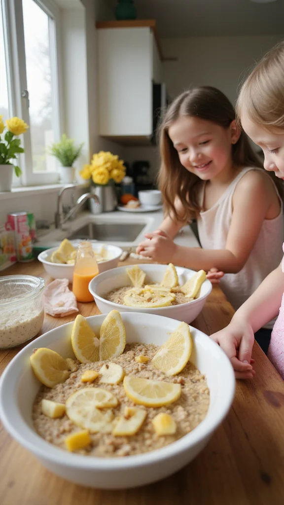15 Easy Easter Breakfast Ideas You Can Prep the Night Before - 9. Oatmeal Bunny Faces 1