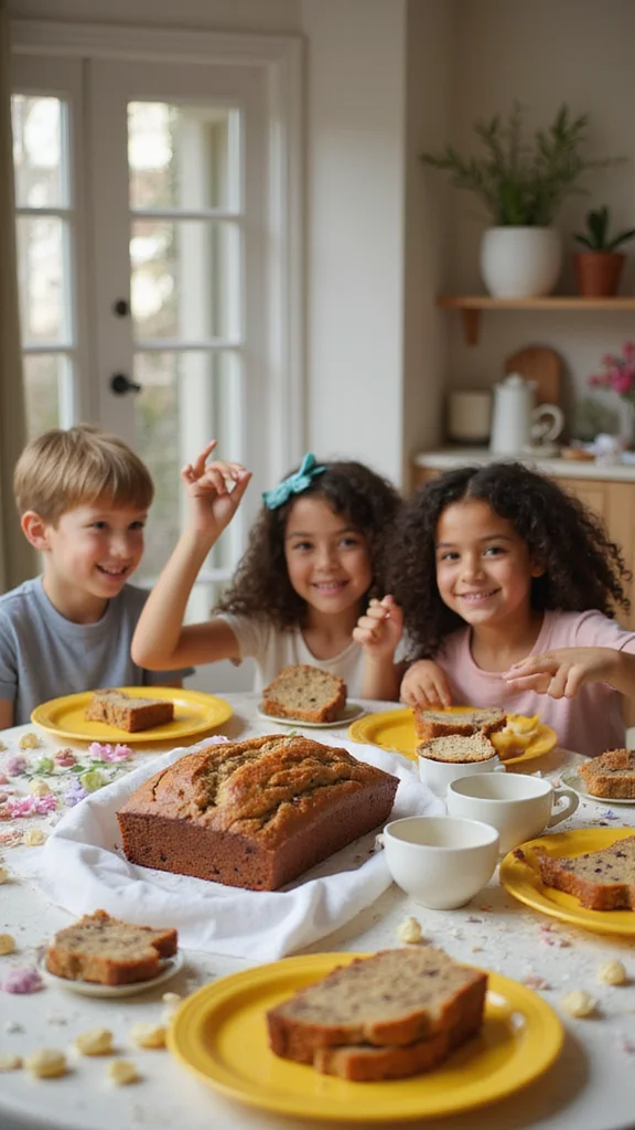 15 Fun Easter Breakfast Ideas Kids Will Go Absolutely Crazy For - 10. Chocolate Chip Banana Bread 1