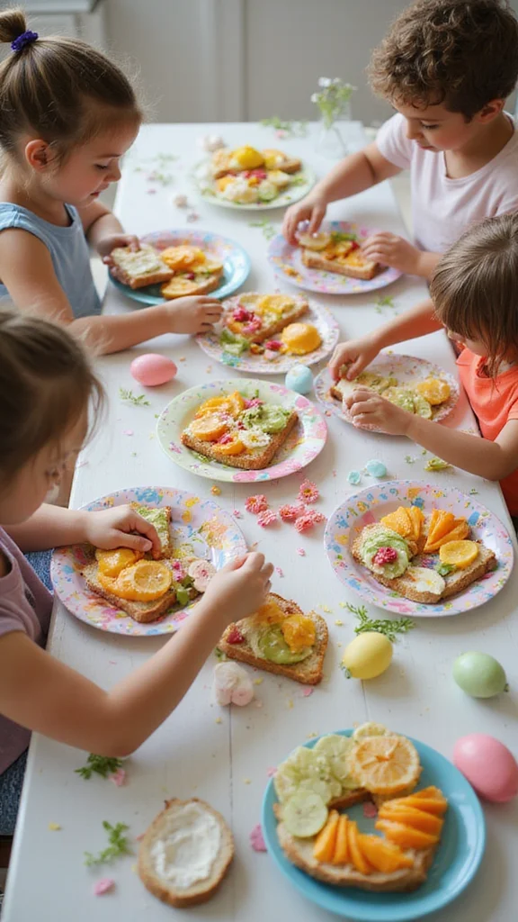 15 Fun Easter Breakfast Ideas Kids Will Go Absolutely Crazy For - 2. Easter Egg Toast Art 1