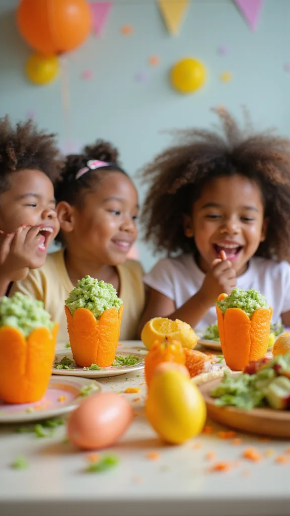 15 Fun Easter Breakfast Ideas Kids Will Go Absolutely Crazy For - 6. Carrot-Shaped Fruit Cups 1