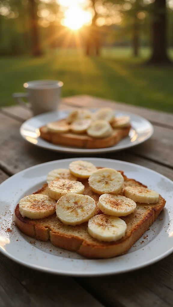 15 Make-Ahead Camping Breakfast Ideas for a Stress-Free Morning - 14. Nut Butter & Banana Toast 1