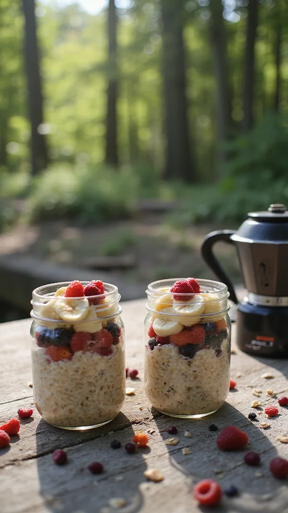 15 Make-Ahead Camping Breakfast Ideas for a Stress-Free Morning - 2. Overnight Oats 1