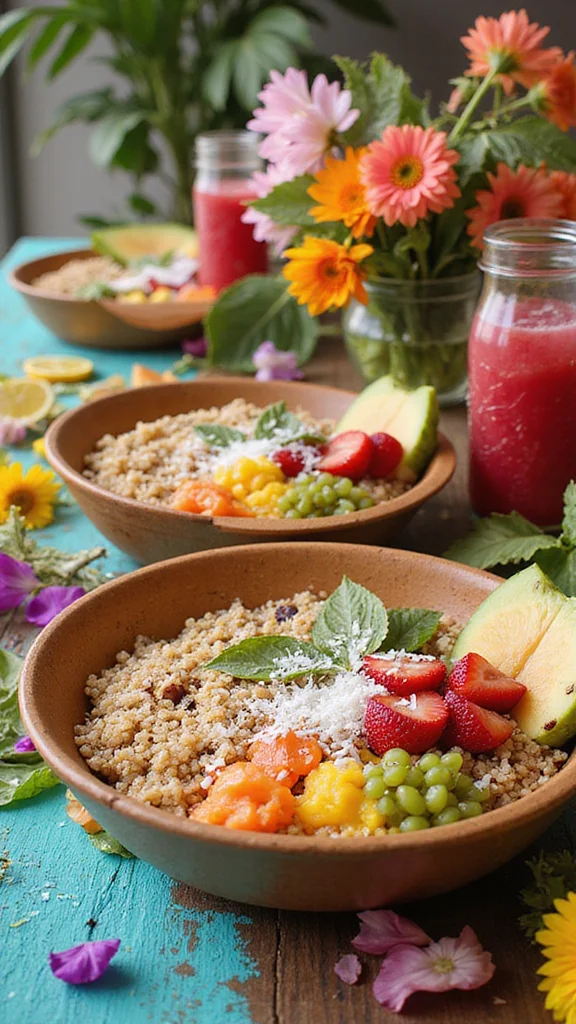 15 Overnight Brunch Ideas That Are Perfect for Easter Morning (Number 3 Is a Game-Changer!) - 10. Tropical Overnight Quinoa Bowl 1