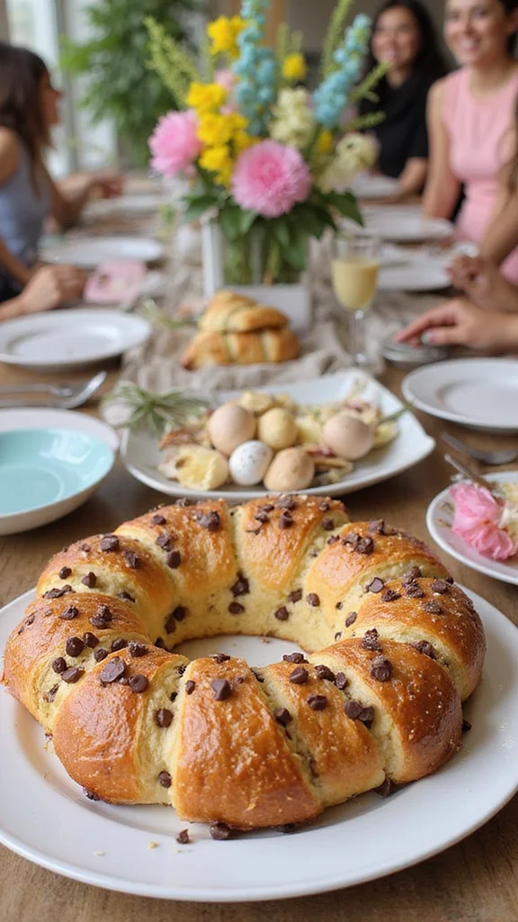 15 Overnight Brunch Ideas That Are Perfect for Easter Morning (Number 3 Is a Game-Changer!) - 13. Chocolate Chip Overnight Croissant Bake 1