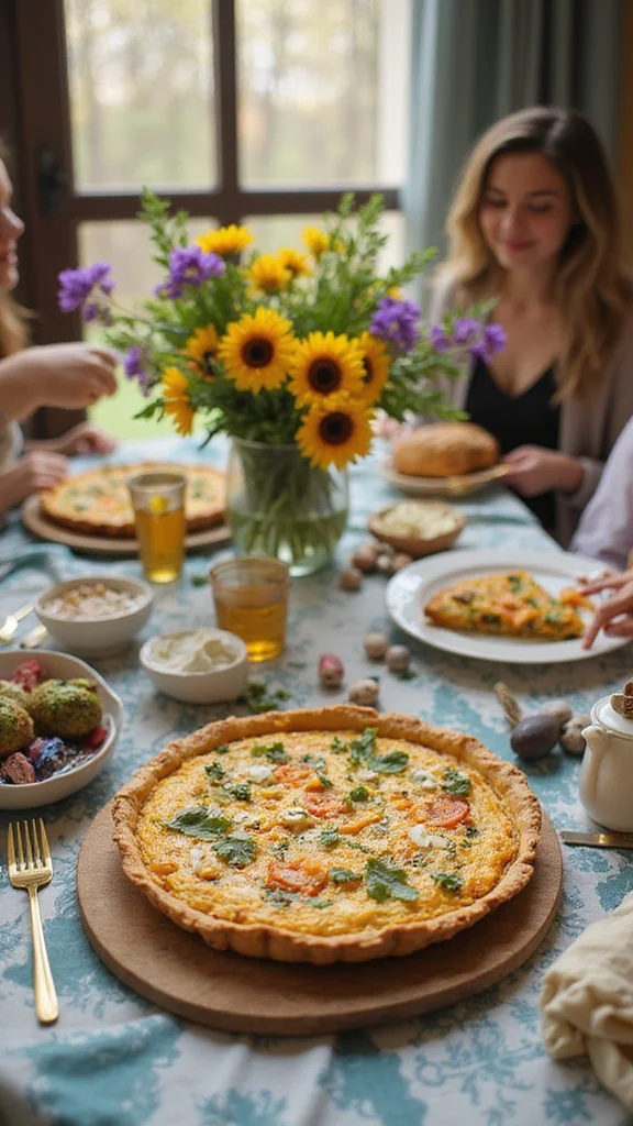 15 Overnight Brunch Ideas That Are Perfect for Easter Morning (Number 3 Is a Game-Changer!) - 7. Sweet Potato and Feta Frittata 1