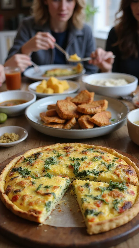 18 Budget-Friendly Breakfast Buffet Ideas That Still Look Amazing - 14. Veggie and Egg Frittata 1