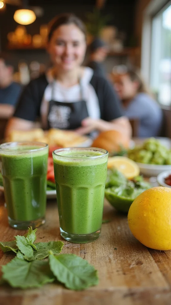 18 Budget-Friendly Breakfast Buffet Ideas That Still Look Amazing - 17. Green Smoothie Shots 1