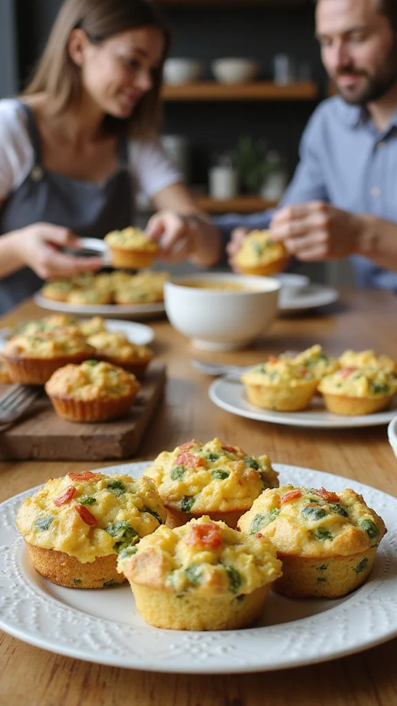 18 Budget-Friendly Breakfast Buffet Ideas That Still Look Amazing - 8. Egg and Veggie Muffins 1