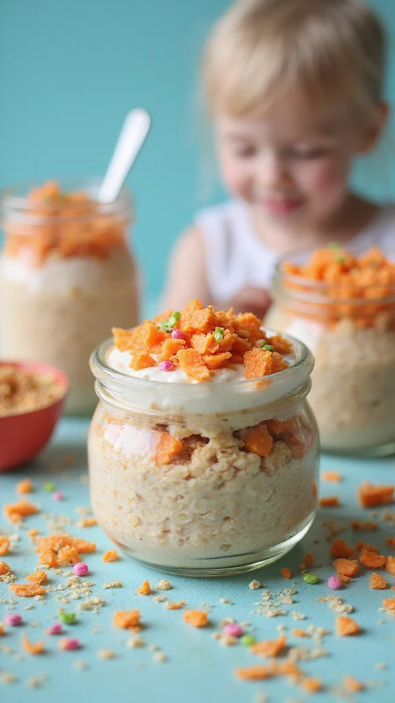 18 Creative Easter Breakfast Ideas Perfect for Even the Pickiest Kids - 11. Carrot Cake Overnight Oats 1