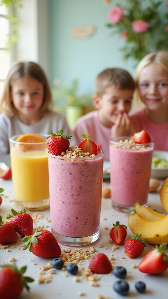 18 Creative Easter Breakfast Ideas Perfect for Even the Pickiest Kids - 13. Berry Blast Smoothies 1